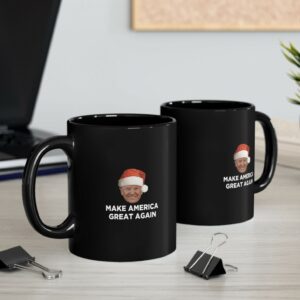 Trump MAGA Christmas Mug USA