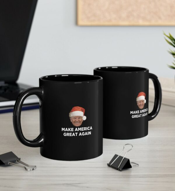 Trump MAGA Christmas Mug USA