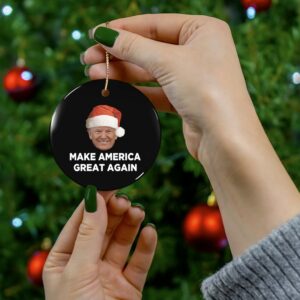 Trump MAGA Christmas Ornament