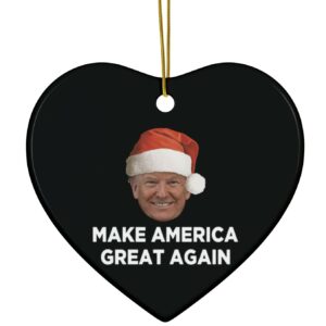 Trump MAGA Christmas Ornament US