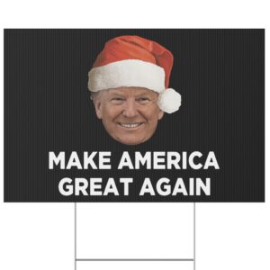 Trump MAGA Christmas Yard Signs