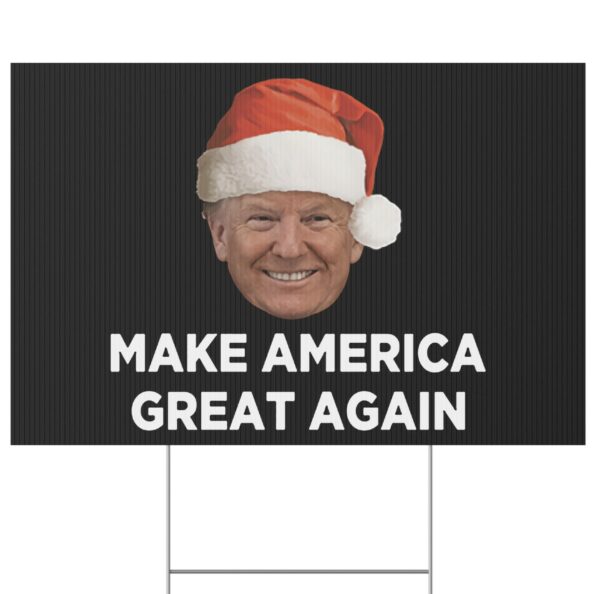 Trump MAGA Christmas Yard Signs