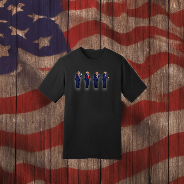 Trump MAGA Dancing Black T-Shirts