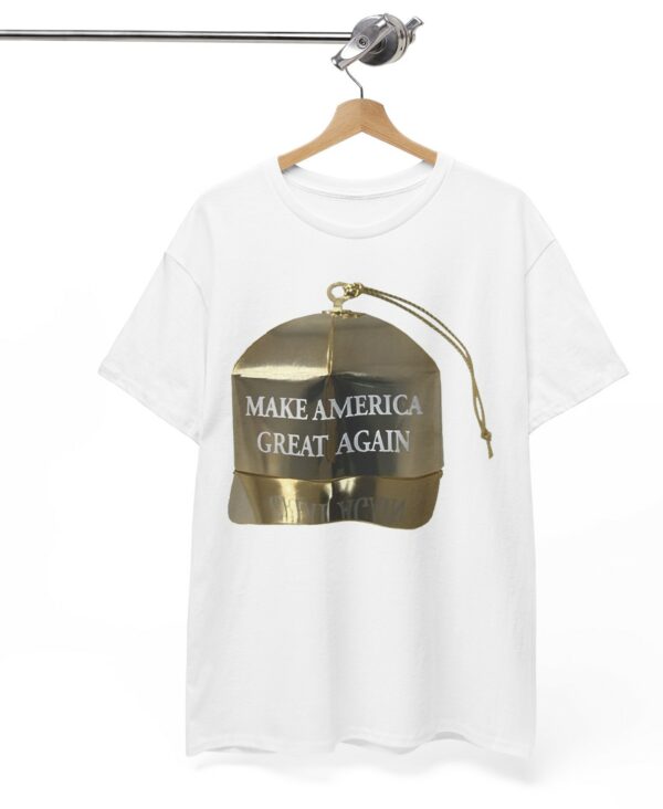 Trump MAGA Hat Gold Ornament TShirt