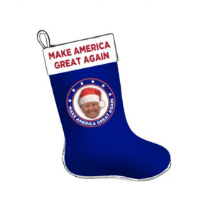 Trump MAGA Stocking Blue