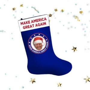 Trump MAGA Stocking Blue US