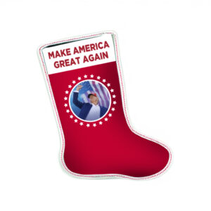 Trump MAGA Stocking Red