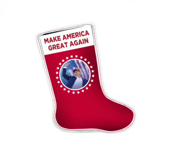 Trump MAGA Stocking Red