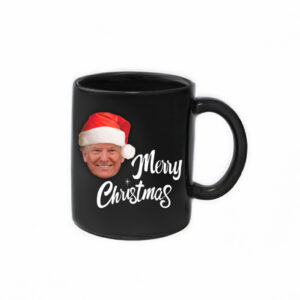 Trump Merry Christmas Black Mug US