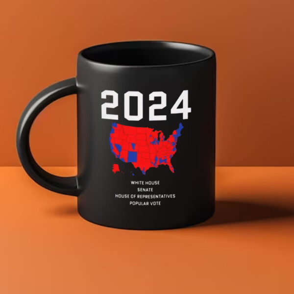 Trump Mug, 2024 Election Results Map Mug1