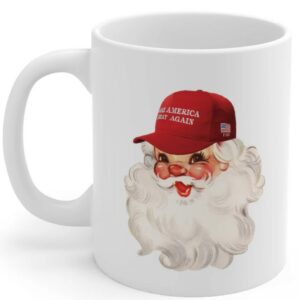 Trump Mug Christmas Gift, MAGA Santa Mugs