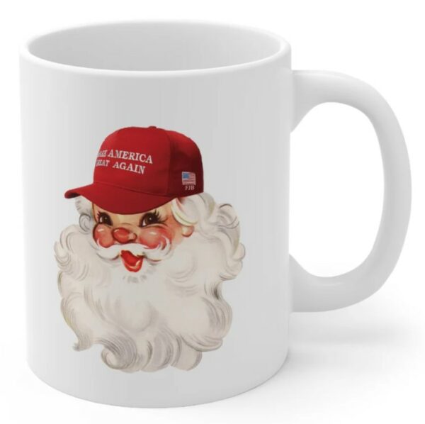 Trump Mug Christmas Gift, MAGA Santa Mugs2