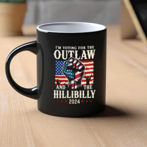 Trump Mug, I'm Voting For The Outlaw And The Hillibilly Mug