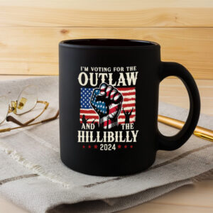 Trump Mug, I'm Voting For The Outlaw And The Hillibilly Mug3