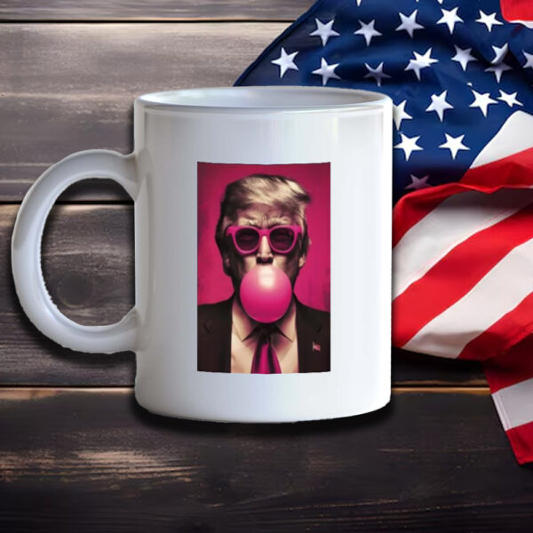 Trump Pink Bubblegum Mug, Trump 2024 Mug2