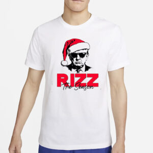 Trump Rizz The Season Shirt, Donald Trump Xmas T-shirt, Santa Hat Shirts3