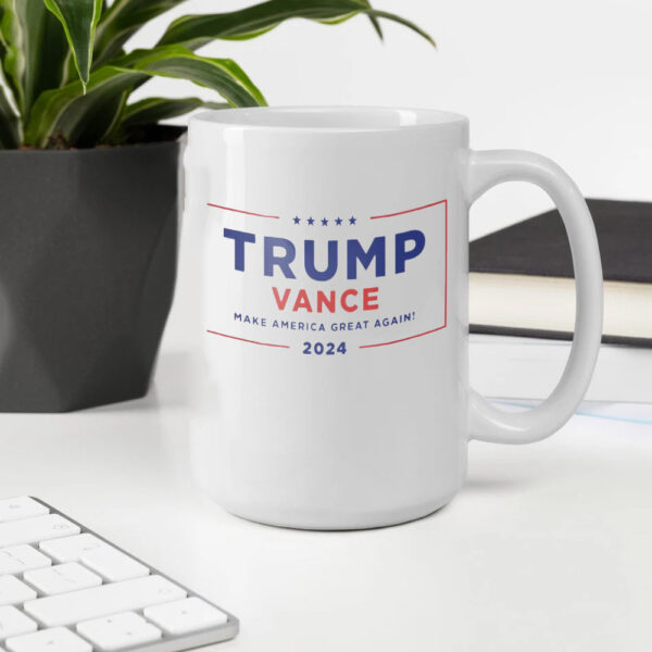 Trump Vance 2024 Mug, Donald J Trump - JD Vance Mug