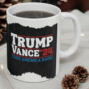 Trump Vance 24 Mug,Trump Take America Back,Donald Trump 2024 Ceramic Coffee Mugs2