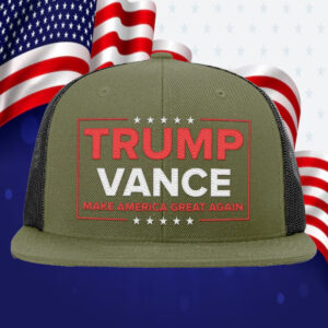 Trump Vance Flat Bill Hat usa1