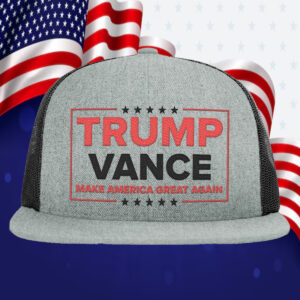 Trump Vance Flat Bill Hat usa2