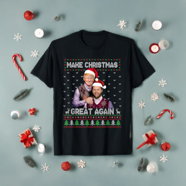 Trump Vance Make Christmas Great Again T-Shirt