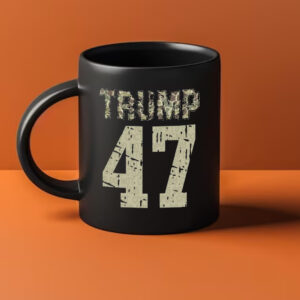 Trump Vance Mug, Camo Trump 47 mug