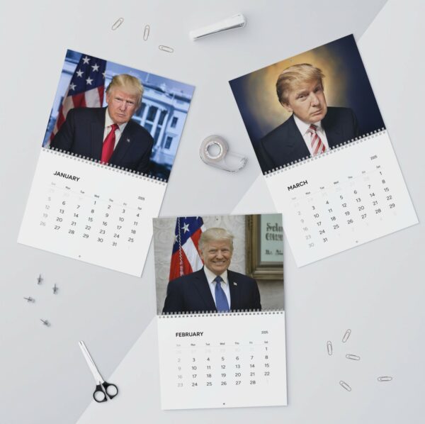 Trump Wall Calendars 2025 US 1