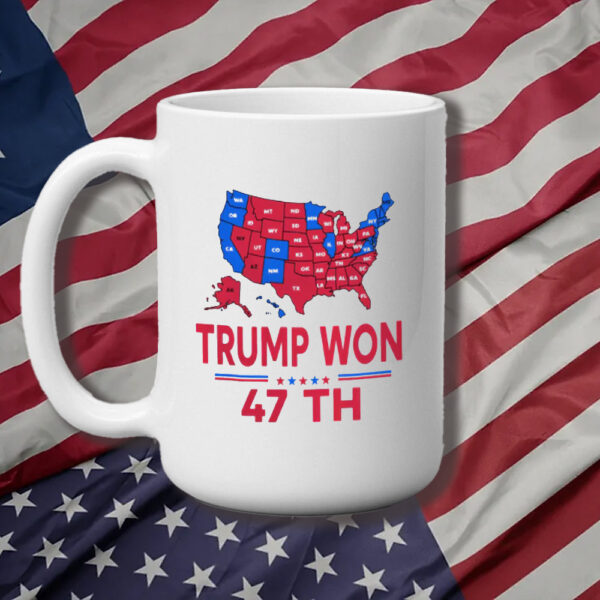 Trump Won 47th President Mug3