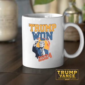 Trump Won Again Mug, Trump Mugs