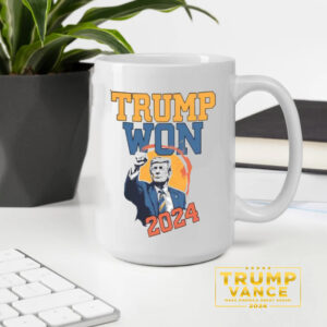 Trump Won Again Mug, Trump Mugs2