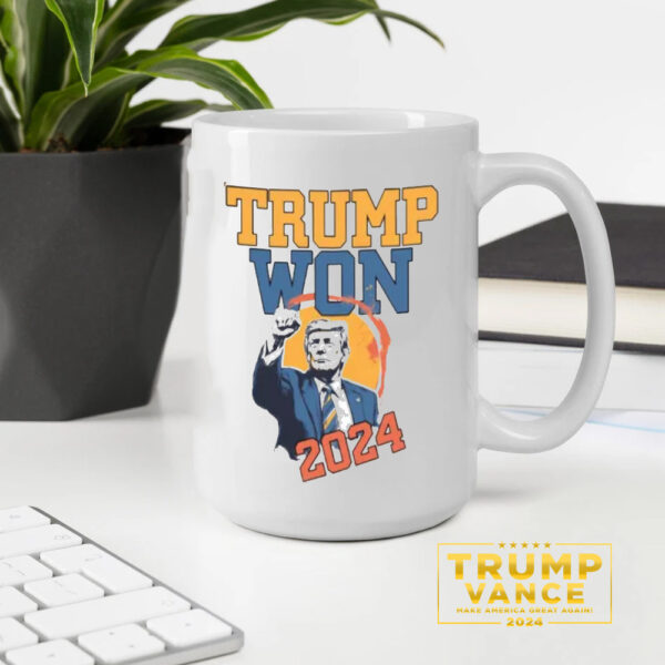 Trump Won Again Mug, Trump Mugs2