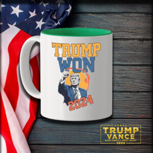 Trump Won Again Mug, Trump Mugs3