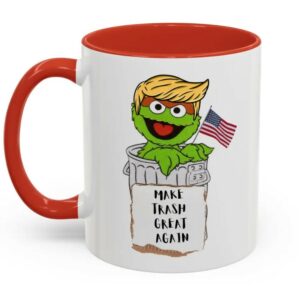 Trump garbage political mug, Trump followers garbage, MAGA mugs2