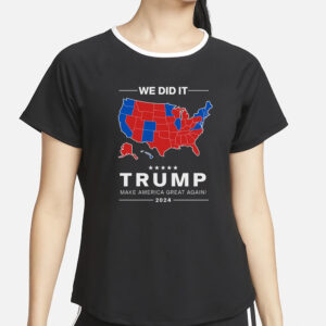 Trump shirt, Full Of Red, Let's Head To The White House Shirt1