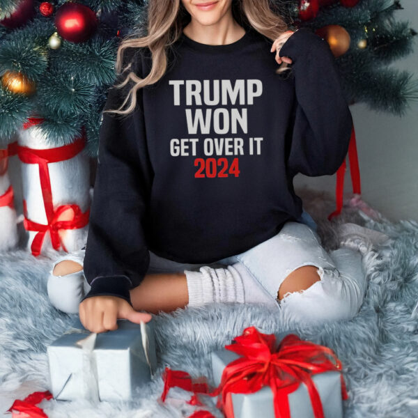 Trump shirt, Trump Won Get Over It 2024 T-Shirts3