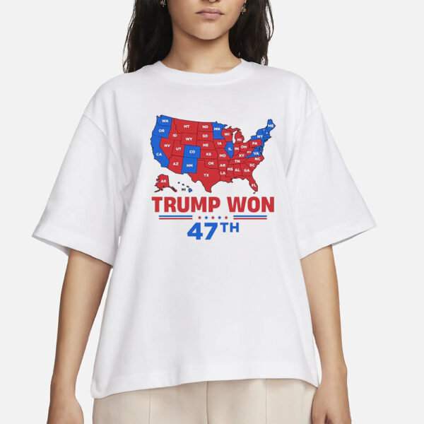 Trump won shirt, I Love How America Turns Red Shirt