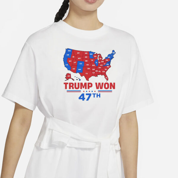 Trump won shirt, I Love How America Turns Red Shirt1