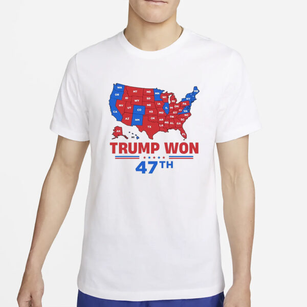 Trump won shirt, I Love How America Turns Red Shirt2