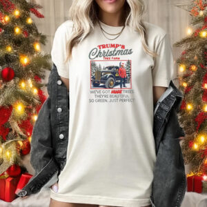 Trump's Christmas Tree Farm Funny Make Christmas Great Again Holiday Tshirts1