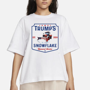 Trump's Snowflake Removal Service shirt, Trump 2024 Shirts