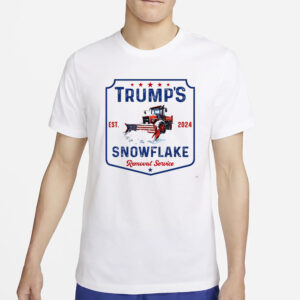 Trump's Snowflake Removal Service shirt, Trump 2024 Shirts3