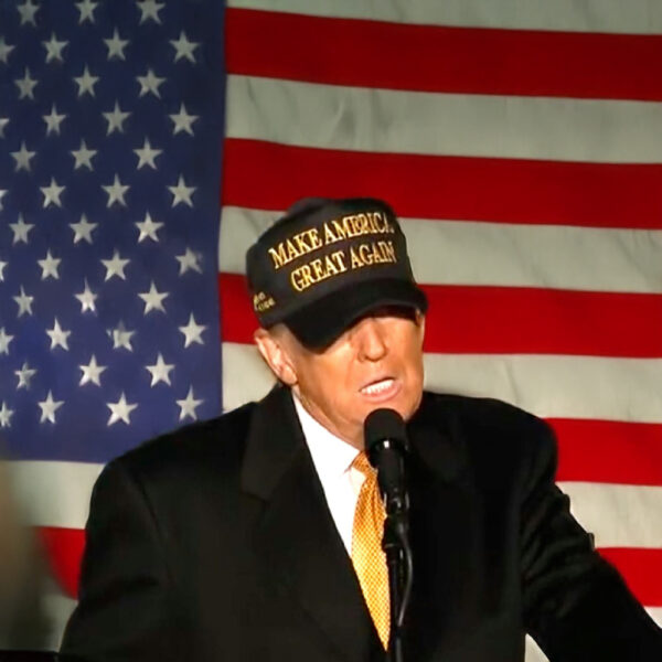 black and gold maga hat