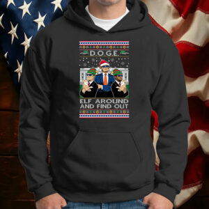 Doge Elf Around and Find Out Trump Elon Vivek T-Shirt