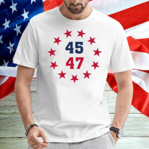 President 45 & 47 Trump T-Shirt