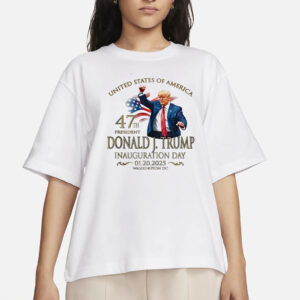 President 47th Donald Trump United State of Americas Inauguration day T-Shirt