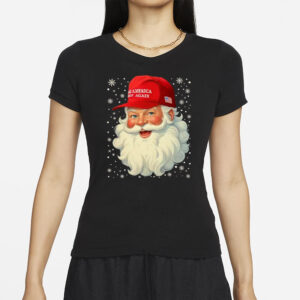 Retro Make Christmas Great Again Trump Christmas Santa T-Shirts