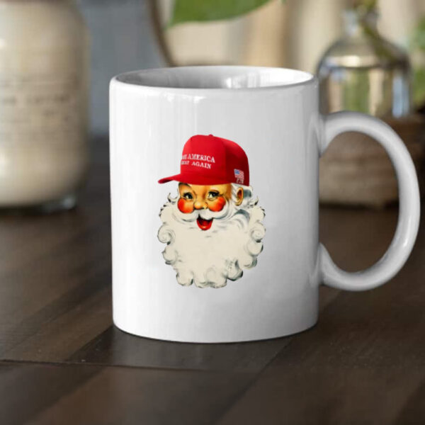 Santa Make America Great Again Mug, Trump Christmas Mugs2