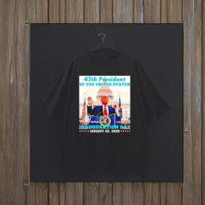 47th president of the US Donald Trump Inauguration Day Shirt