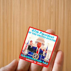 47th president of the US Donald Trump Inauguration Day Sticker ,Car Magnet