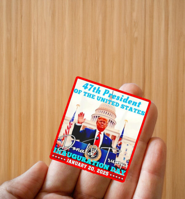 47th president of the US Donald Trump Inauguration Day Sticker ,Car Magnet